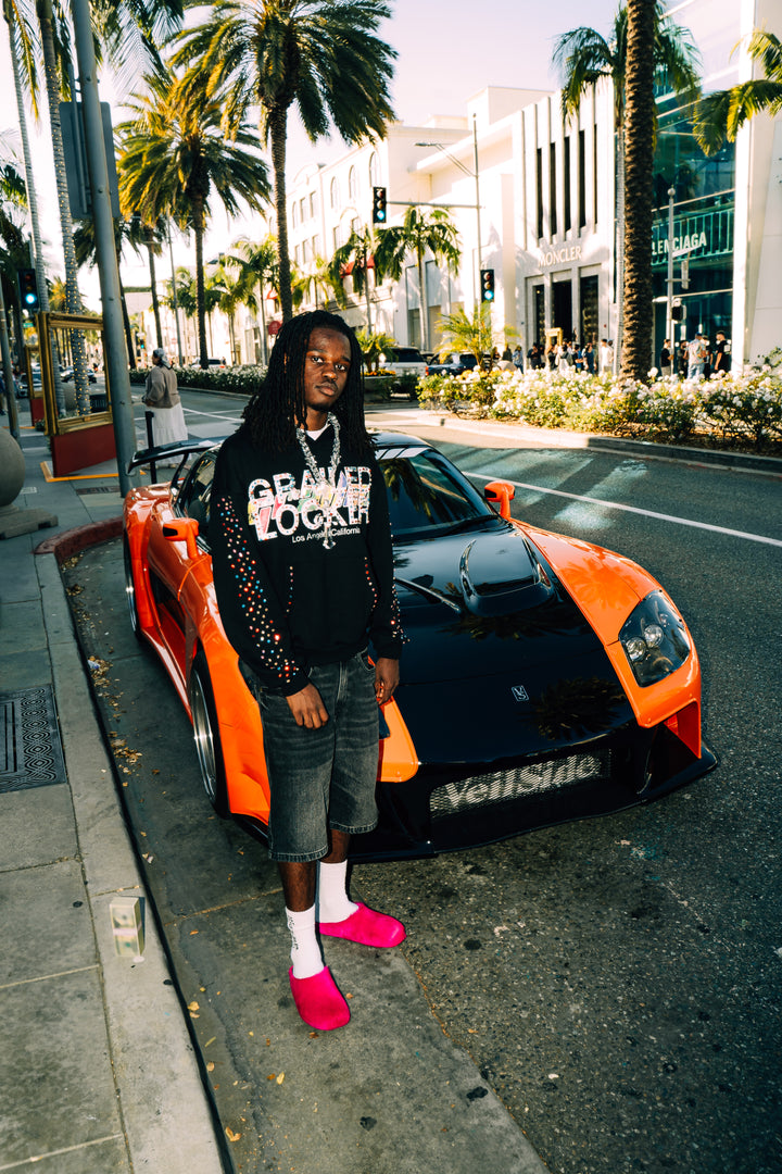 The Diamond Grail Hoodie — Black & Pink Editions