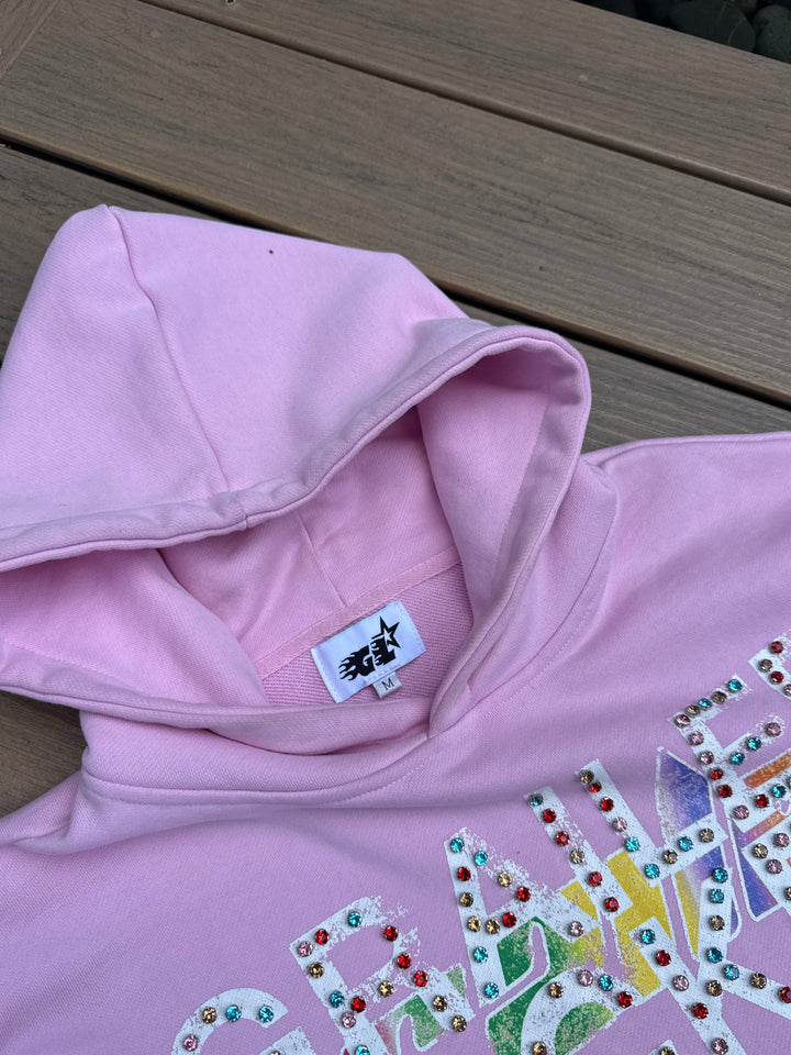 The Diamond Grail Hoodie — Black & Pink Editions