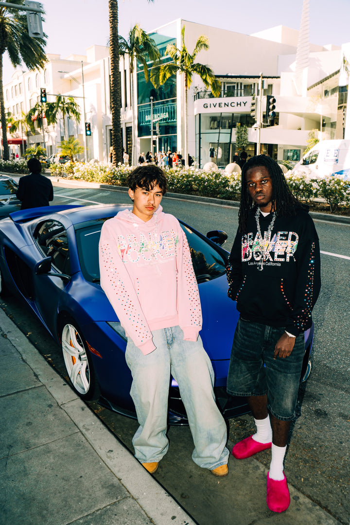 The Diamond Grail Hoodie — Black & Pink Editions