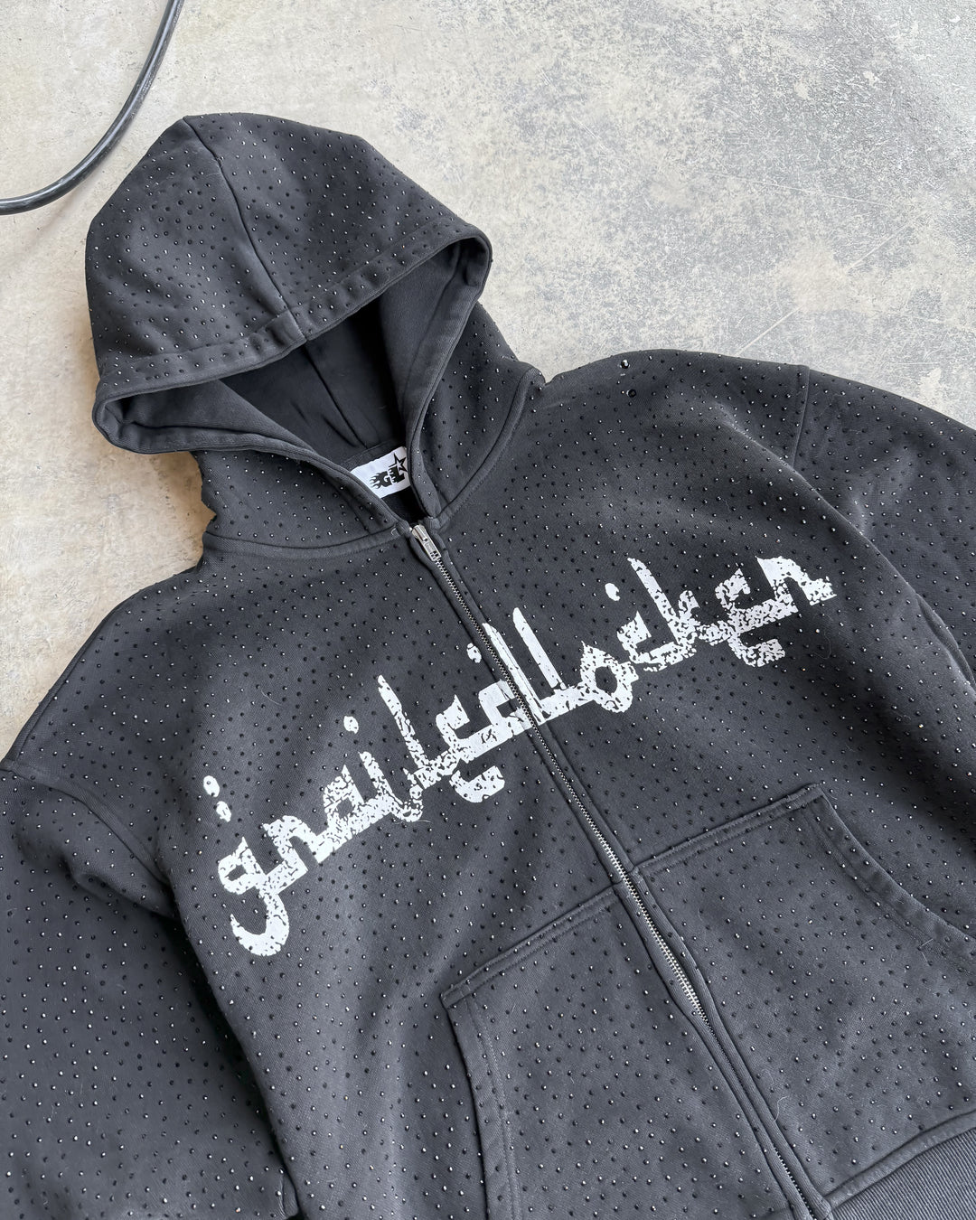 Arabic Grailed Locker Zip Up Hoodie