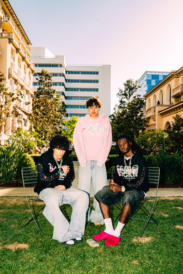 The Diamond Grail Hoodie — Black & Pink Editions