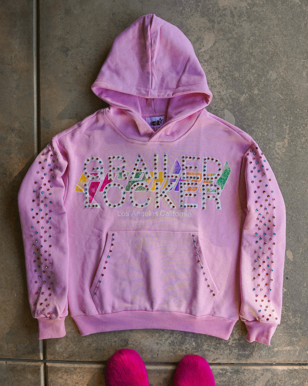 The Diamond Grail Hoodie in Rosé