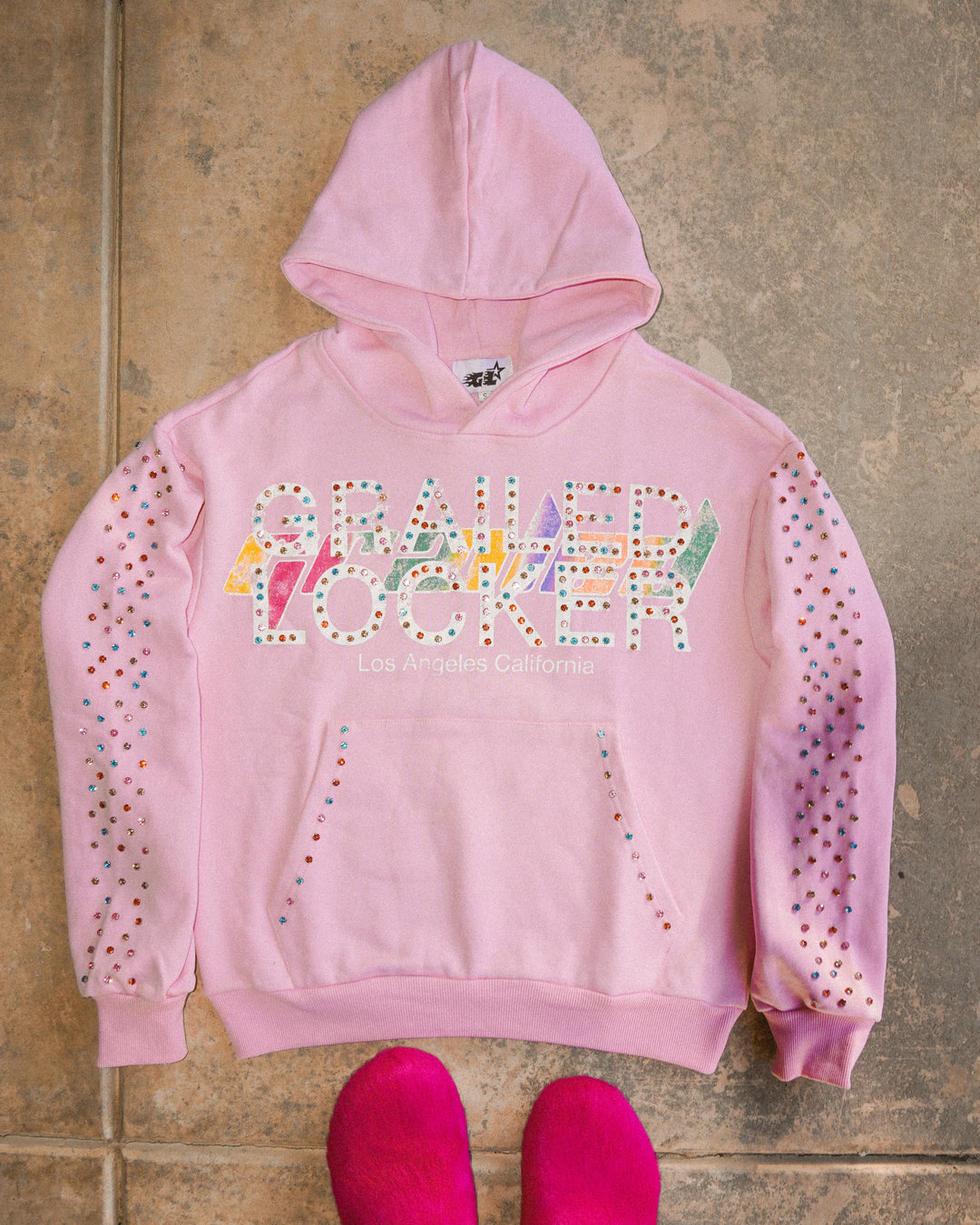 The Diamond Grail Hoodie in Rosé