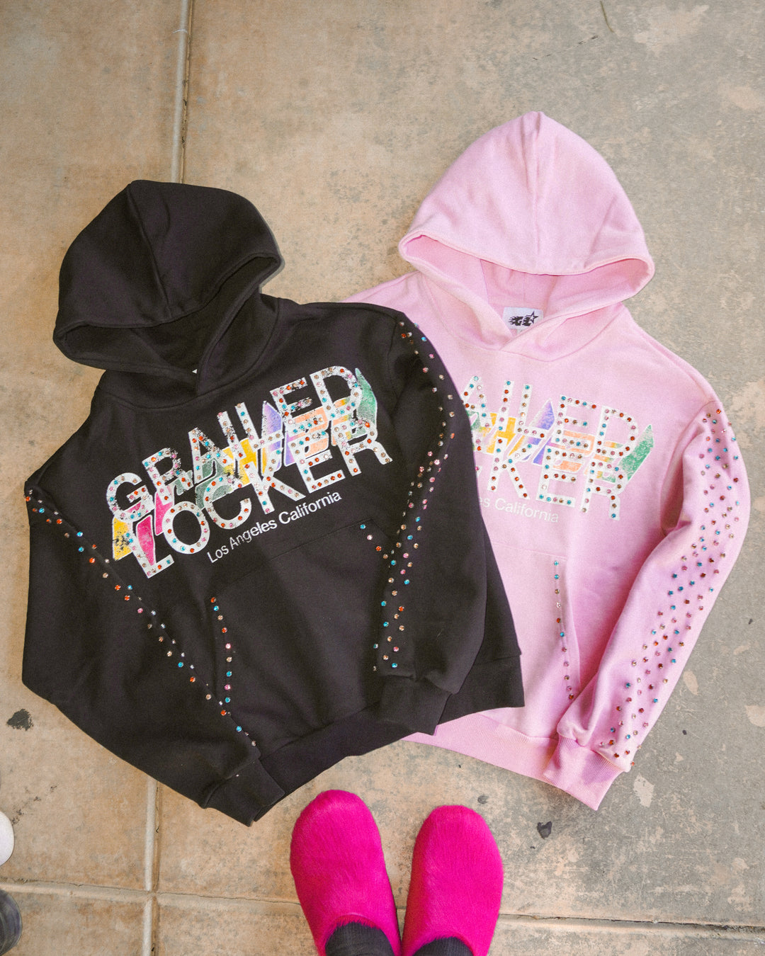 The Diamond Grail Hoodie — Black & Pink Editions