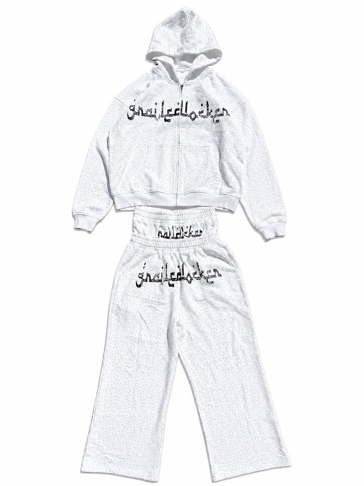 White Arabic Grailed Locker Full SweatSuit