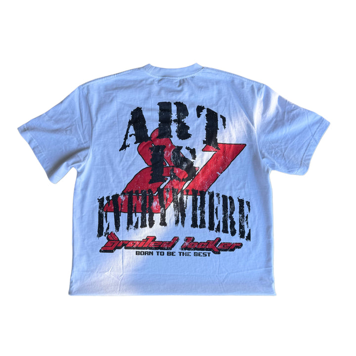 "Art Is Everywhere Tee" (White)