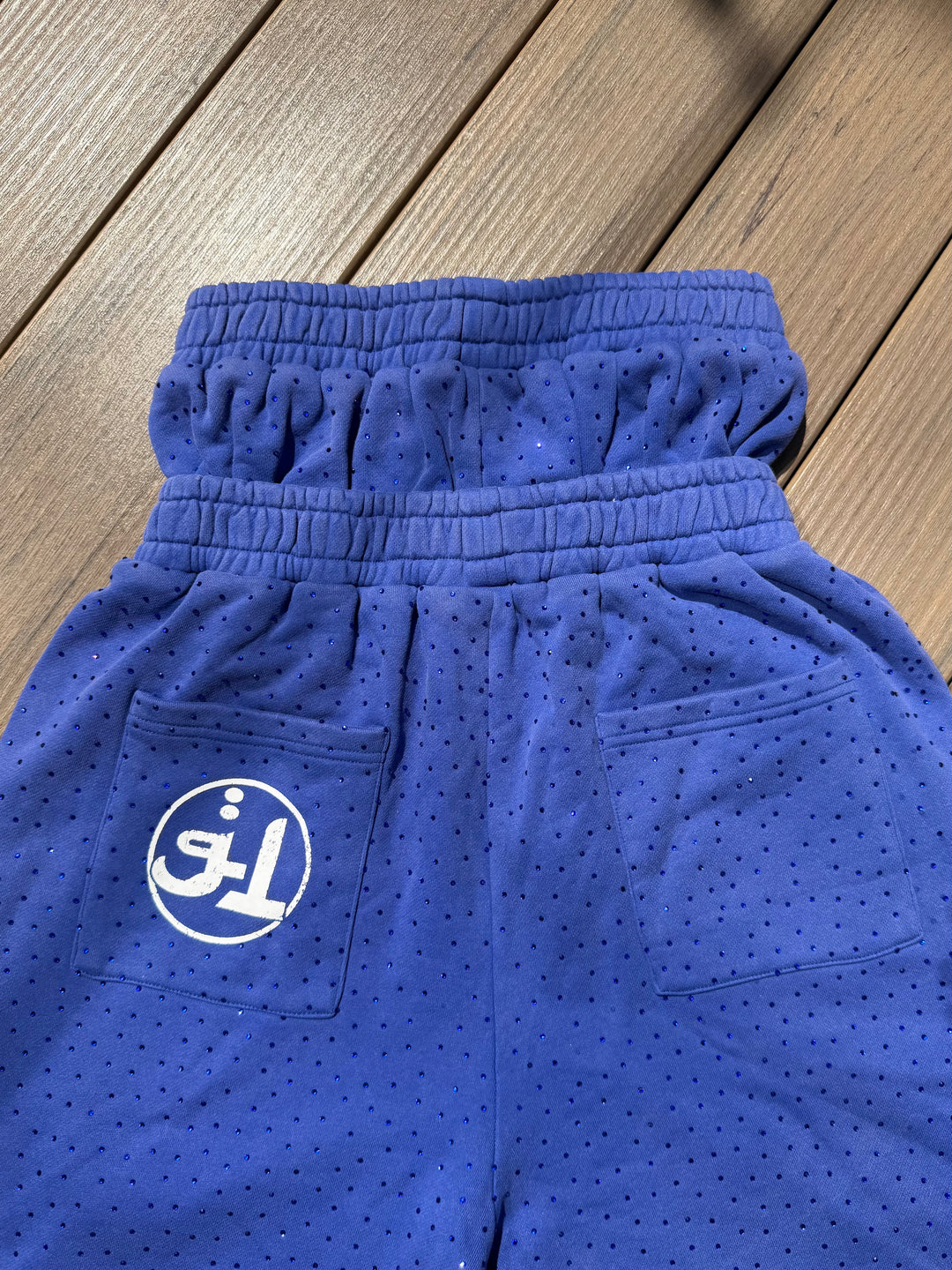 Blue Arabic Grailed Locker Double Waisted Pants