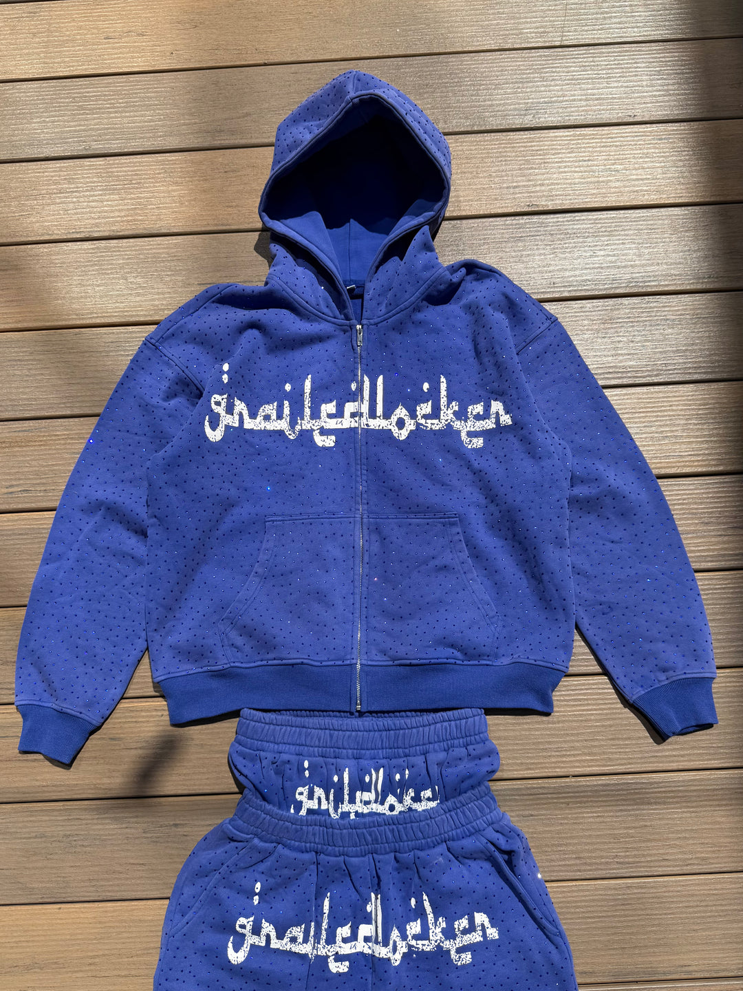 Blue Arabic Grailed Locker Full SweatSuit