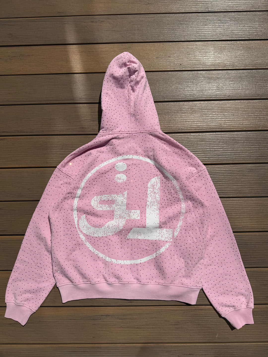 Pink Arabic Grailed Locker Zip Up Hoodie