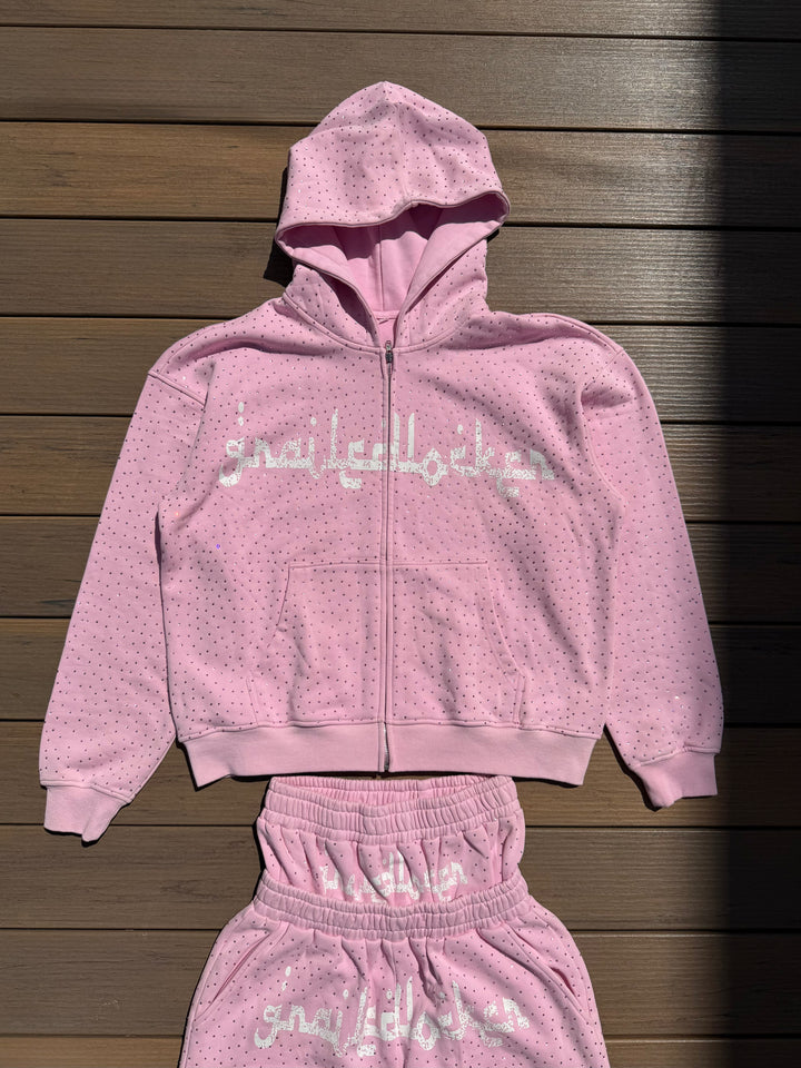 Pink Arabic Grailed Locker Full SweatSuit