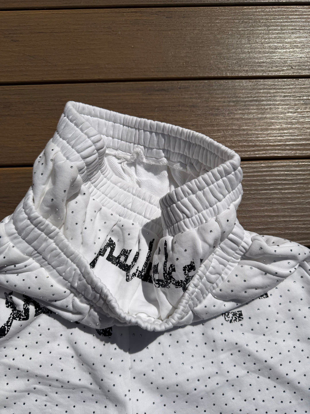 White Arabic Grailed Locker Double Waisted Pants