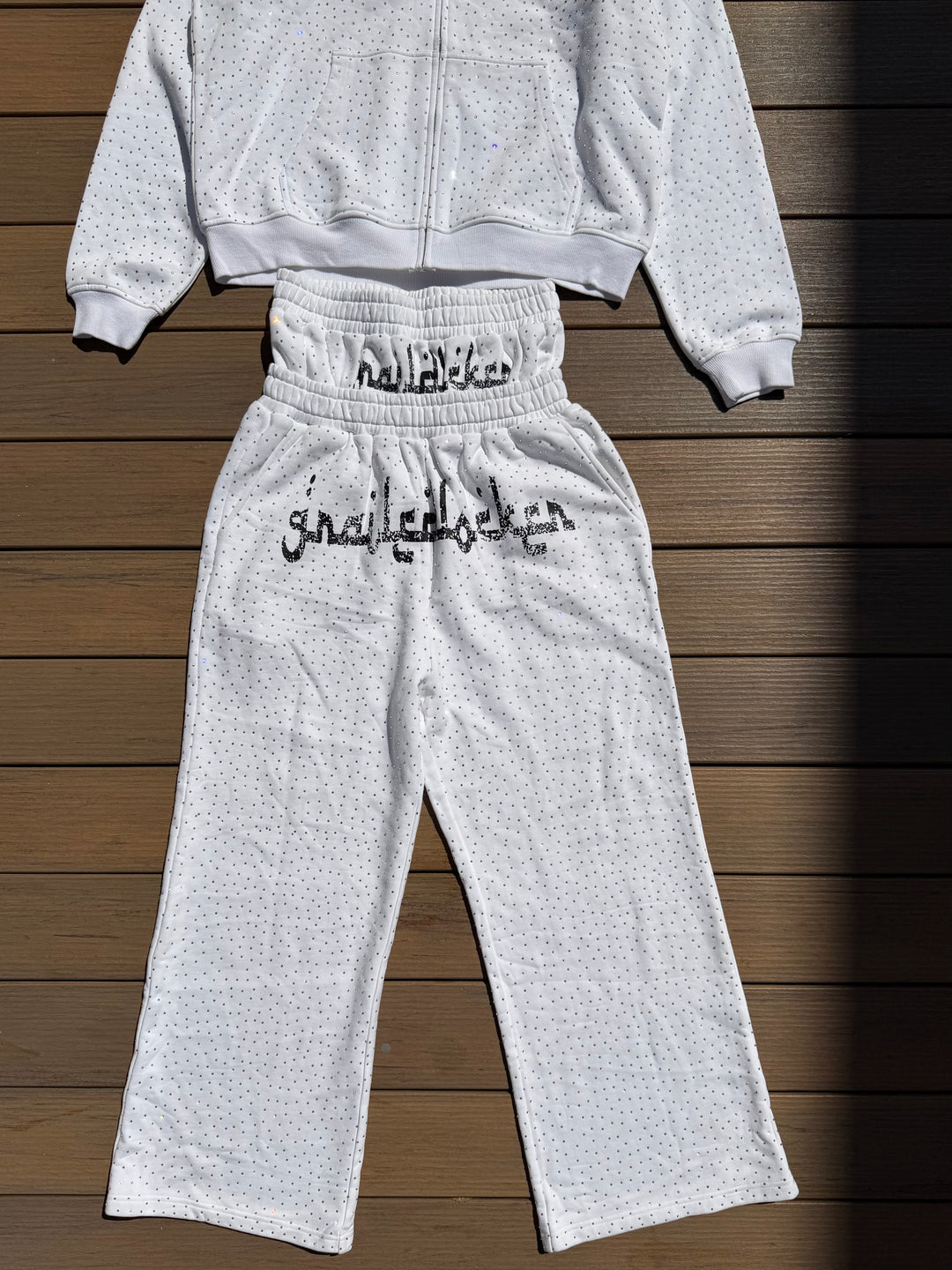 White Arabic Grailed Locker Full SweatSuit