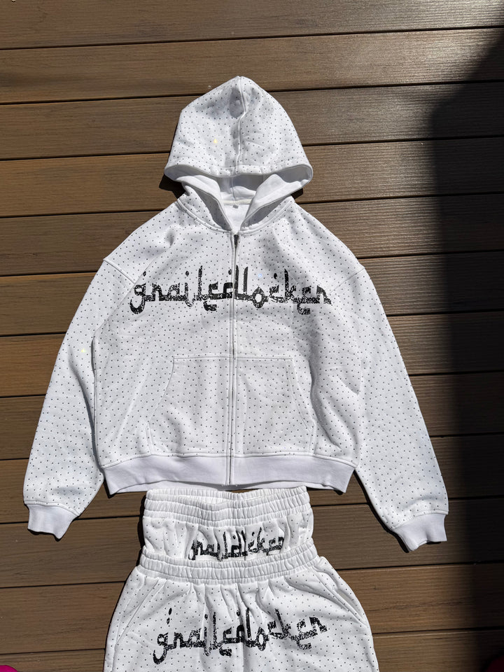 White Arabic Grailed Locker Full SweatSuit