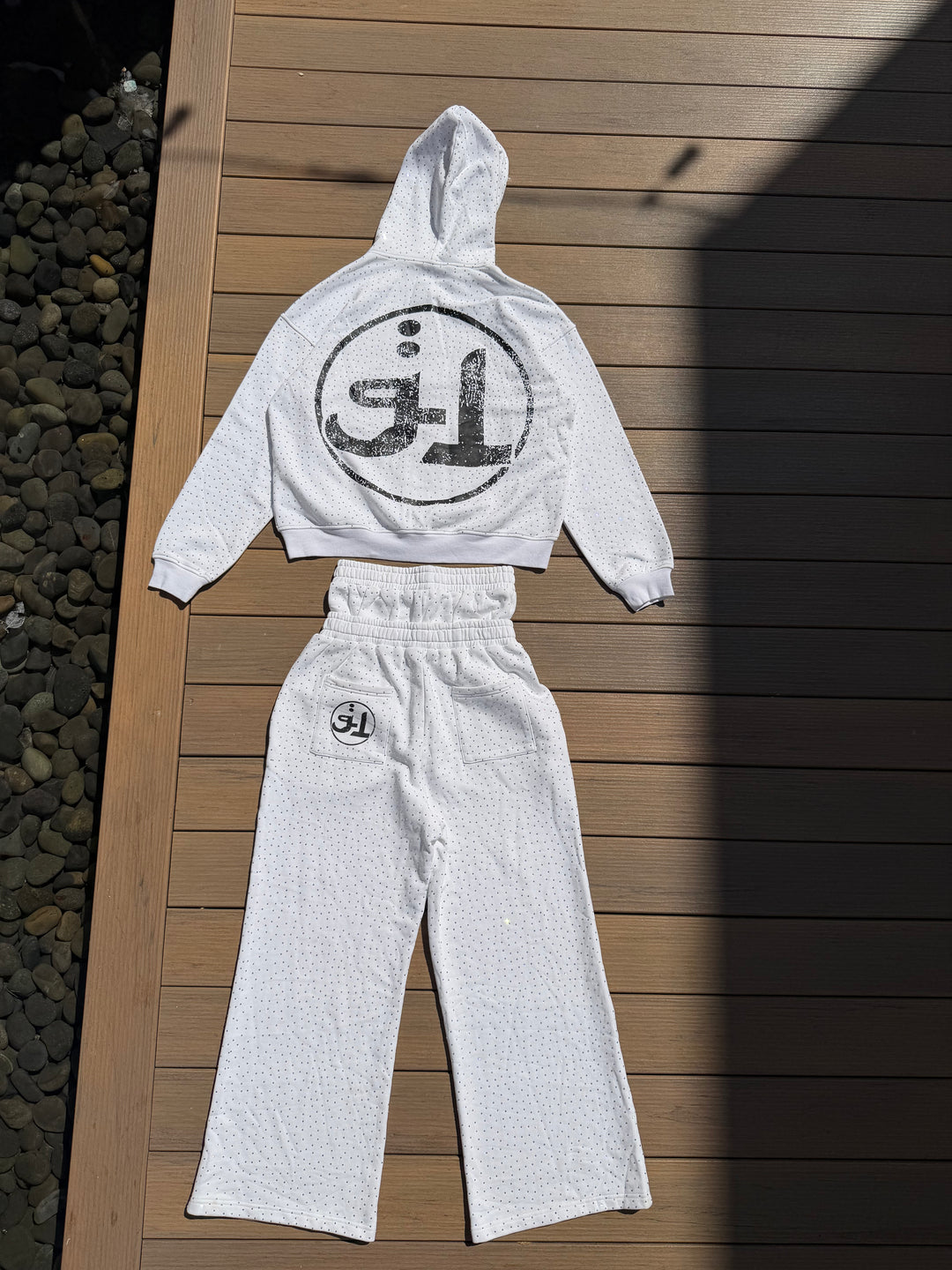White Arabic Grailed Locker Full SweatSuit